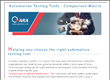 Automation Testing Tools Comparison Matrix